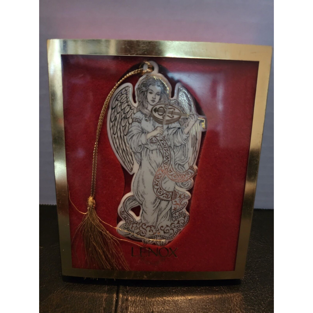 Rare!!! Lenox Angel Playing‎ Violin Ornament